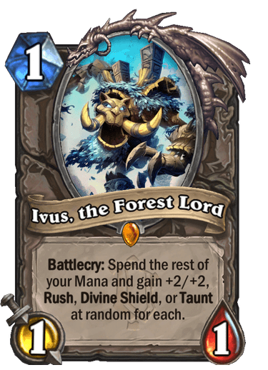 Ivus, the Forest Lord Alterac Valley card reveal Hearthstone