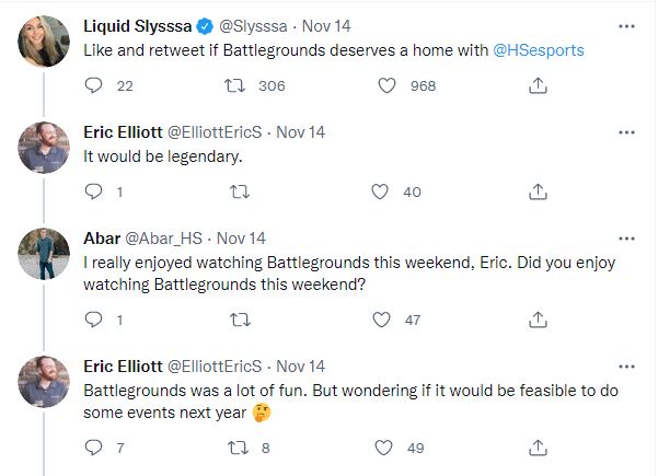 Some innocent conversation after the Hearthstone Global Invitational