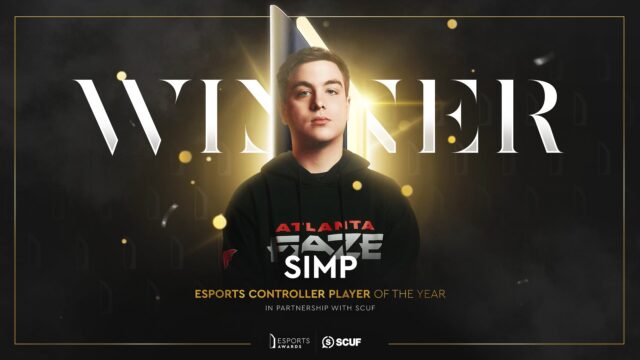 Simp won the Esports Controller Player of the Year at the 2021 Esports Awards