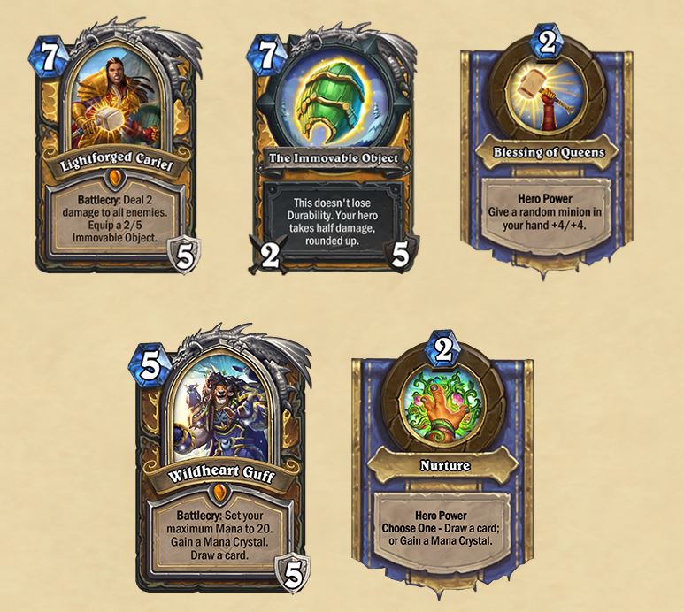 New Hero cards for Alterac Valley's expansion