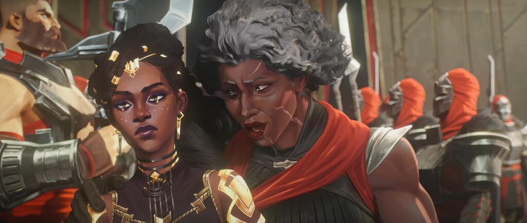 Mel and Ambessa Medarda in Arcane Season 1