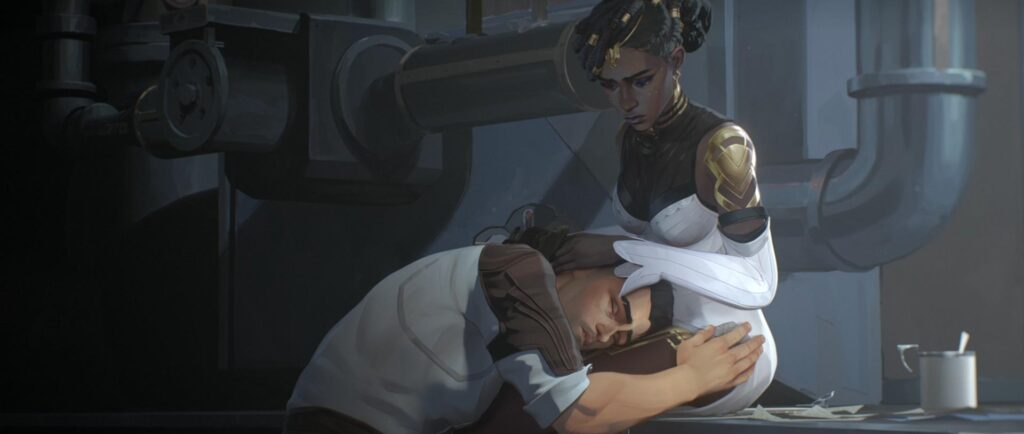 Mel Medarda and Jayce in Arcane Season 2