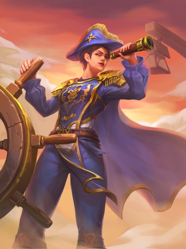 New Sky Admiral Rogers Hearthstone Mercenary coming up with Patch 22.0.