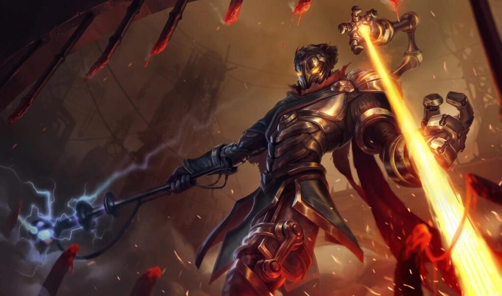 Viktor splash art in League of Legends