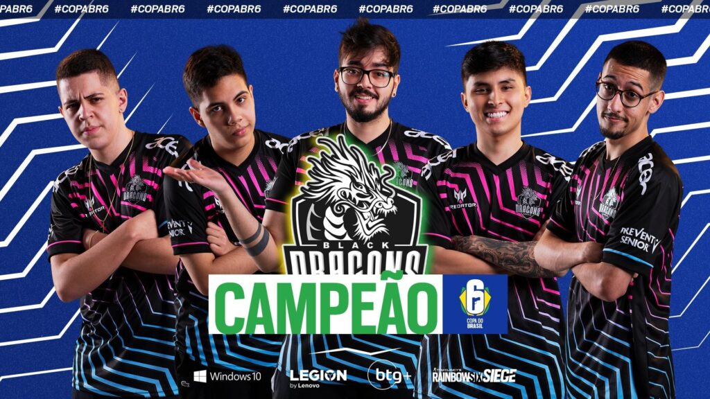 Black Dragons é campeã da Copa do Brasil de Rainbow Six