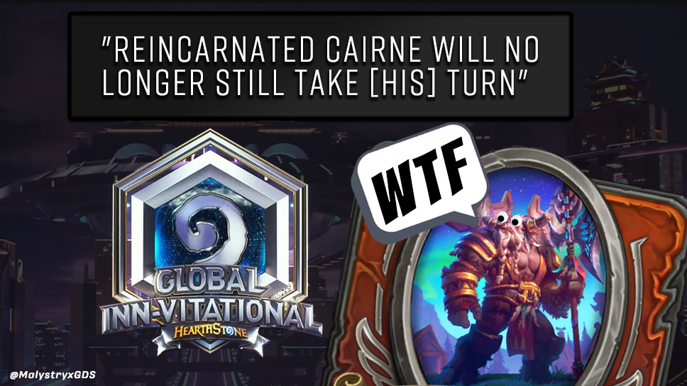 Mercenaries hotfix to Cairne days before the Inn-vitational could change EVERYTHING