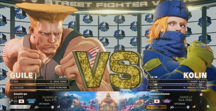 Daigo Umehara faced Kolin specialist Kawano