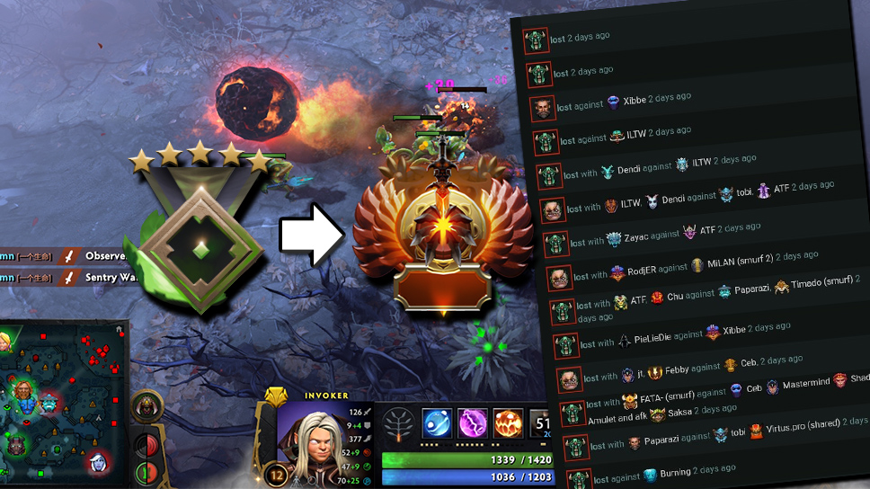 Herald 5 Top 50 EU account buyer causes chaos in high tier MMR matches