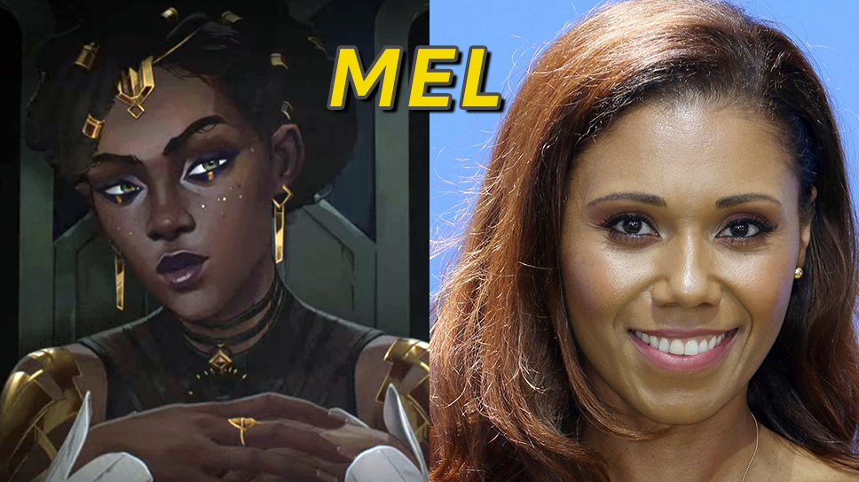 Voice actor for Mel in Arcane - Toks Olagundoye