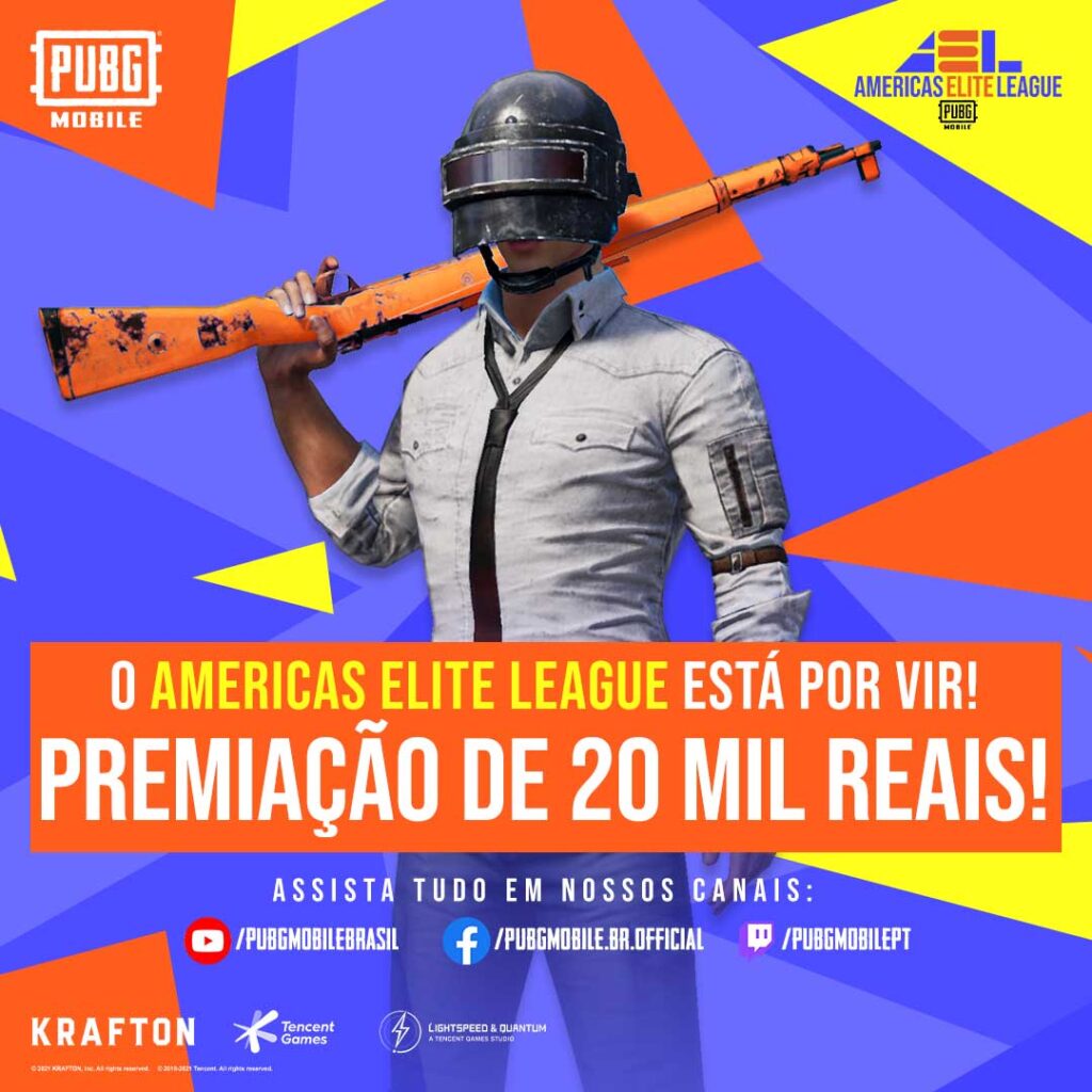 PUBG Mobile: Americas Elite League terá 2ª edição com premiação de R$ 20 mil