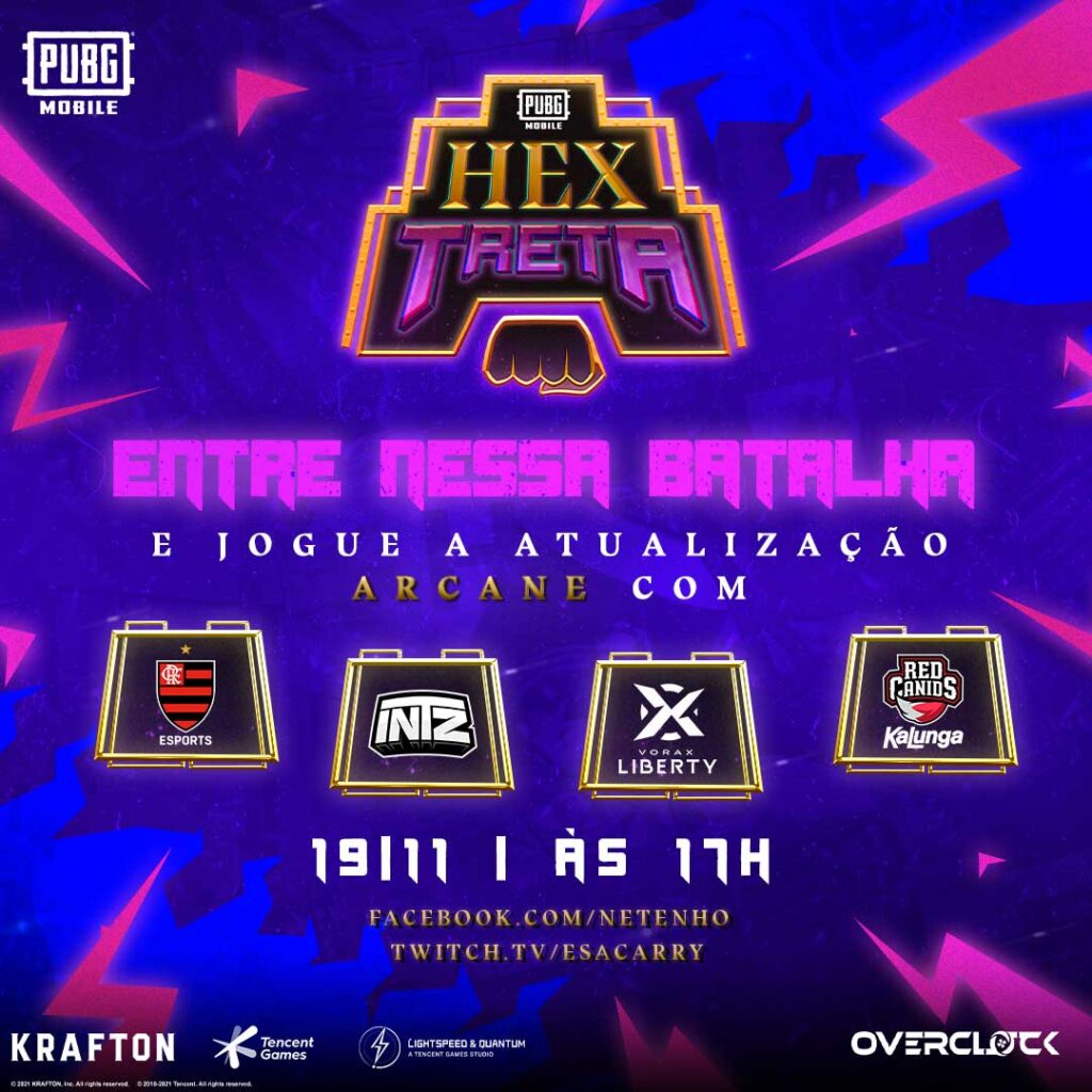 PUBG Mobile realiza nesta sexta (19) evento com times de League of Legends