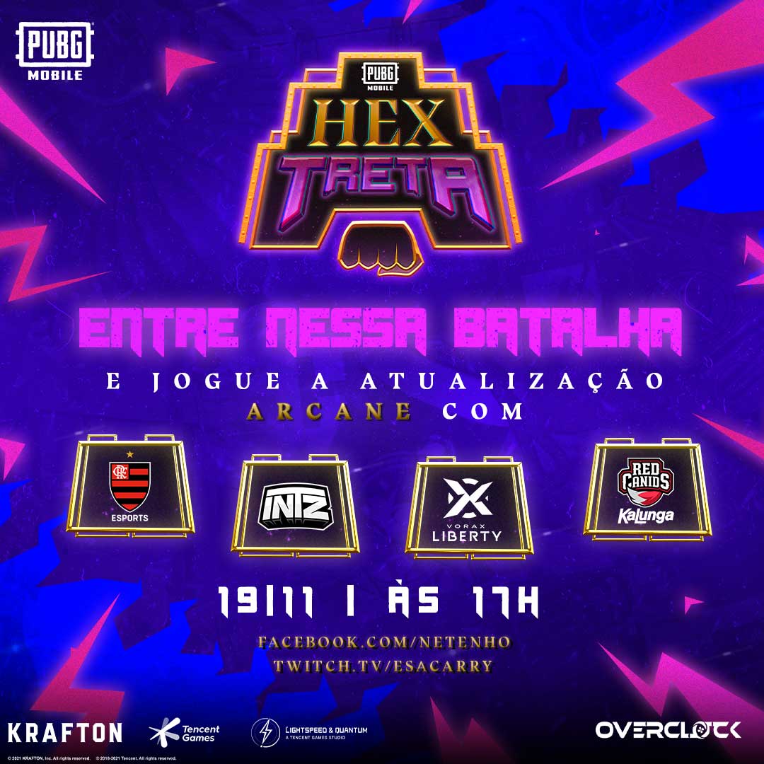 PUBG Mobile realiza nesta sexta (19) evento com times de League of Legends