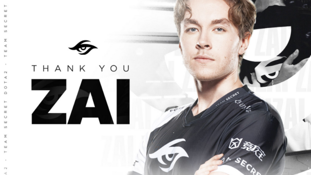Zai departs Team Secret after 3 years and joins Team Liquid