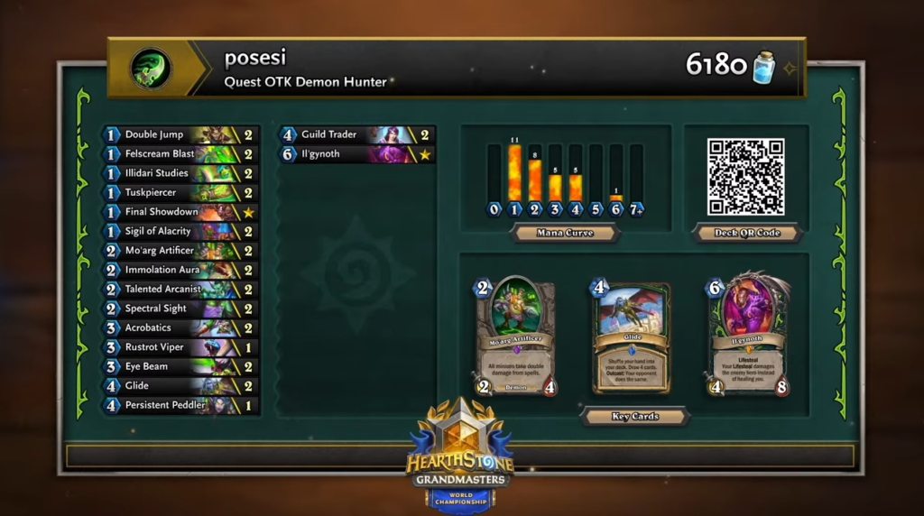 Posesi’s Quest OTK Demon Hunter deck