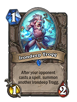  Irondeep Trogg  nerfed in the Hearthstone 22.0.2 Patch