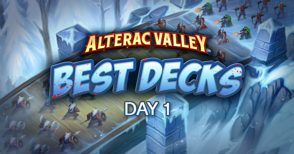 Fractured in Alterac Valley – Best Decks for Day 1