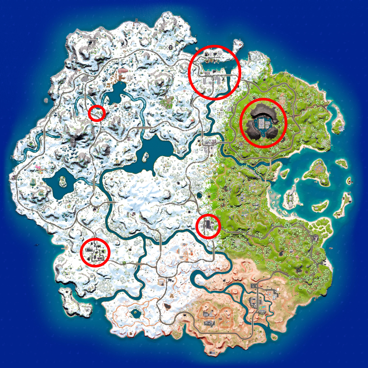 Onde pousar no Fortnite Capítulo 3?