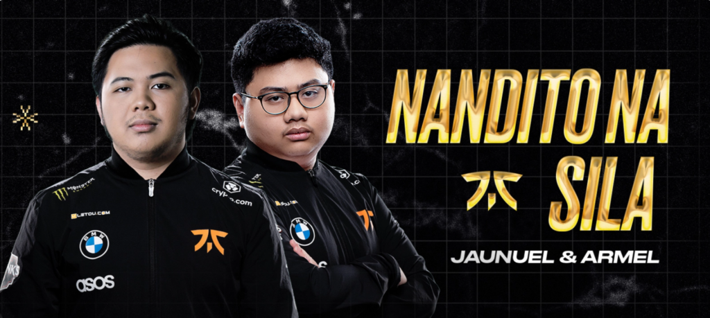 Jaunuel and Armel joined Fnatic this season. They two have been valuable additions to Fnatic says their team director, KTM. 