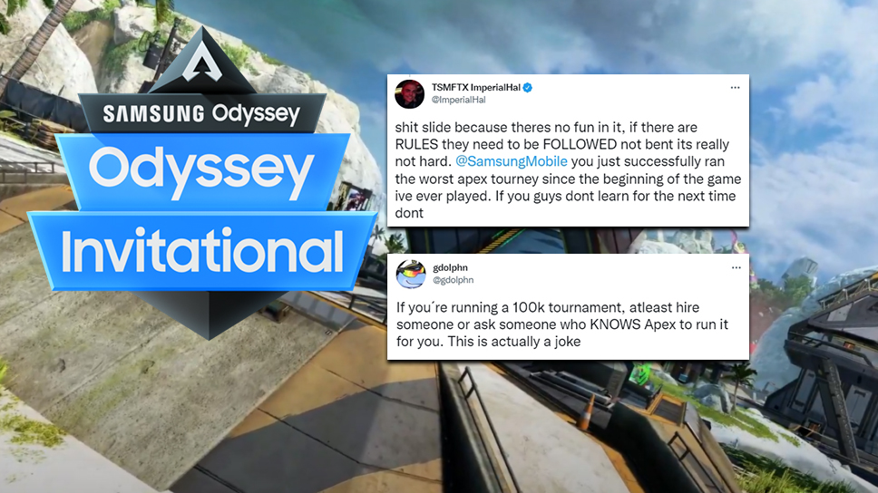 Samsung $100,000 Apex tournament slammed by ImperialHal. “The worst apex tourney since the beginning of the game”