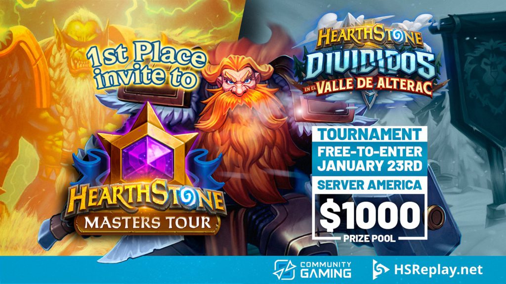Community Gaming Hearthstone Series #8 the first third-party Tournament to award a HS Esports MT invite in 2022