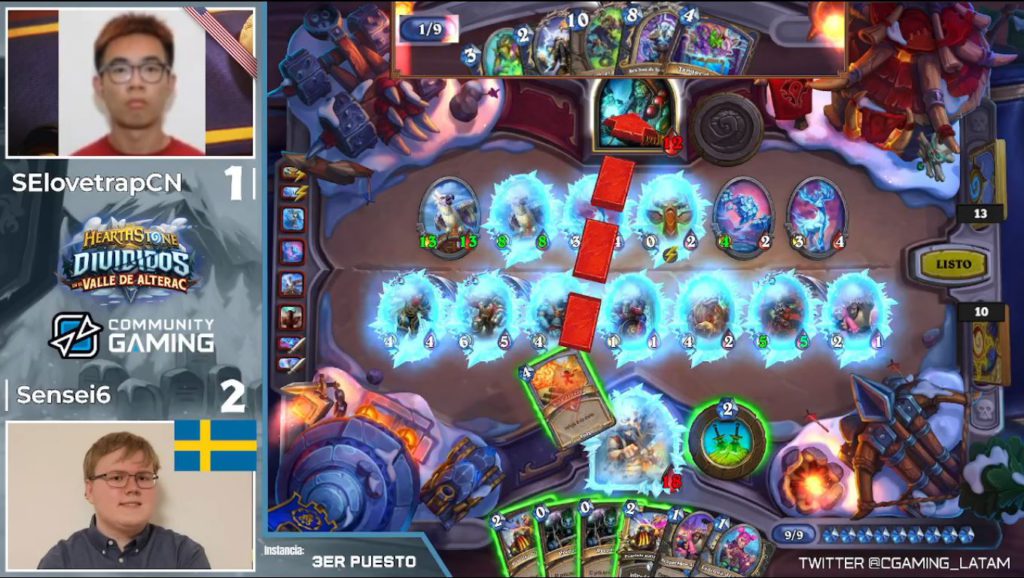 The third place match between SElovetrapCN and Sensei6.