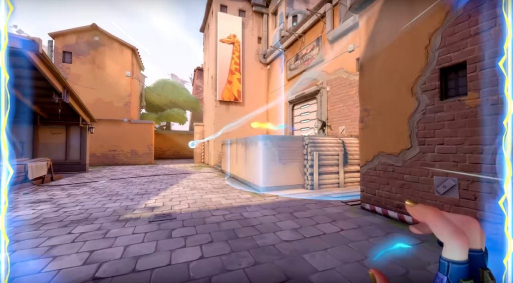 Neon Valorant Grenade