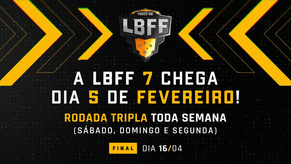LBFF 7 estreia em 5 de fevereiro e abre a temporada do competitivo de Free Fire 2022