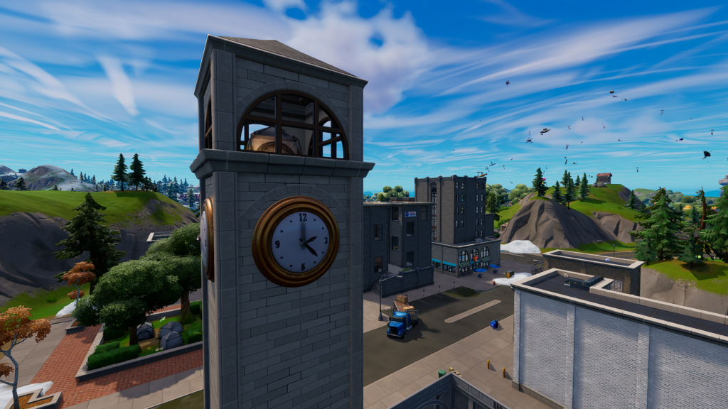 Tilted Towers Bell Tower