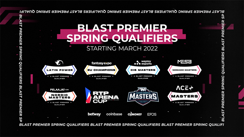 BLAST Premier Spring Showdown will have eight teams come in via regional qualifiers spread across the world.