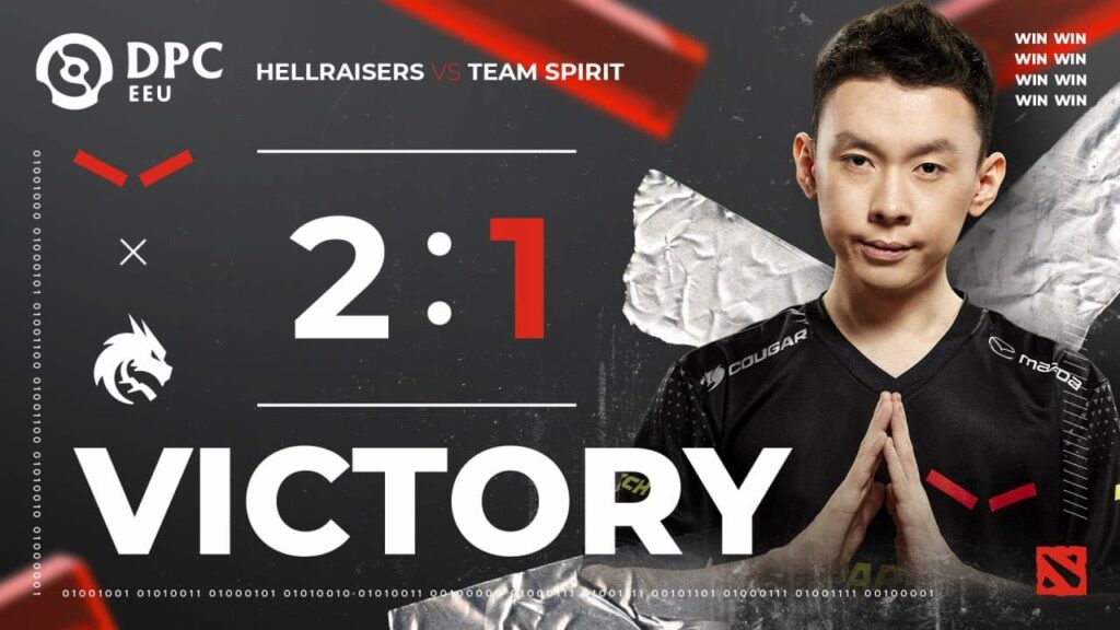 HellRaisers knocks Team Spirit to Lower Bracket in EEU DPC Finals