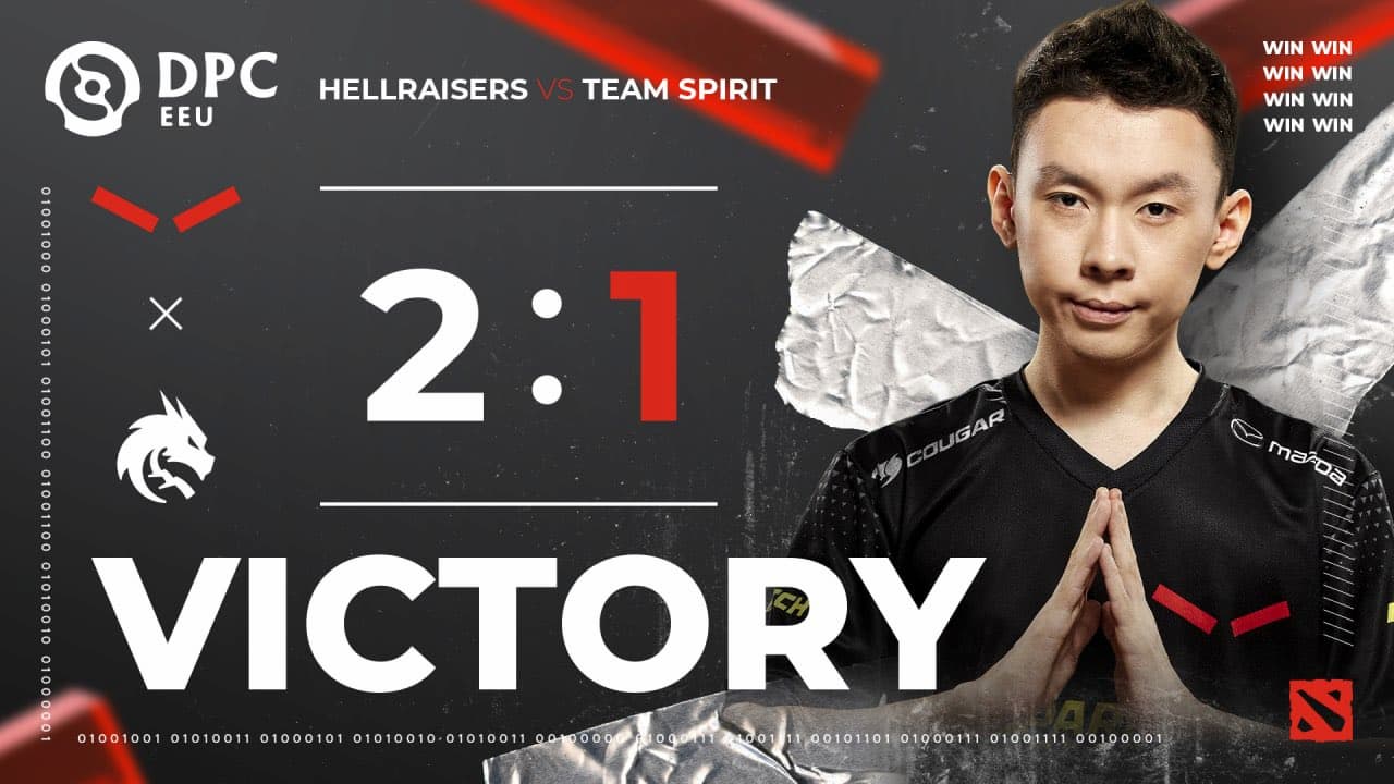 HellRaisers knocks Team Spirit to Lower Bracket in EEU DPC Finals