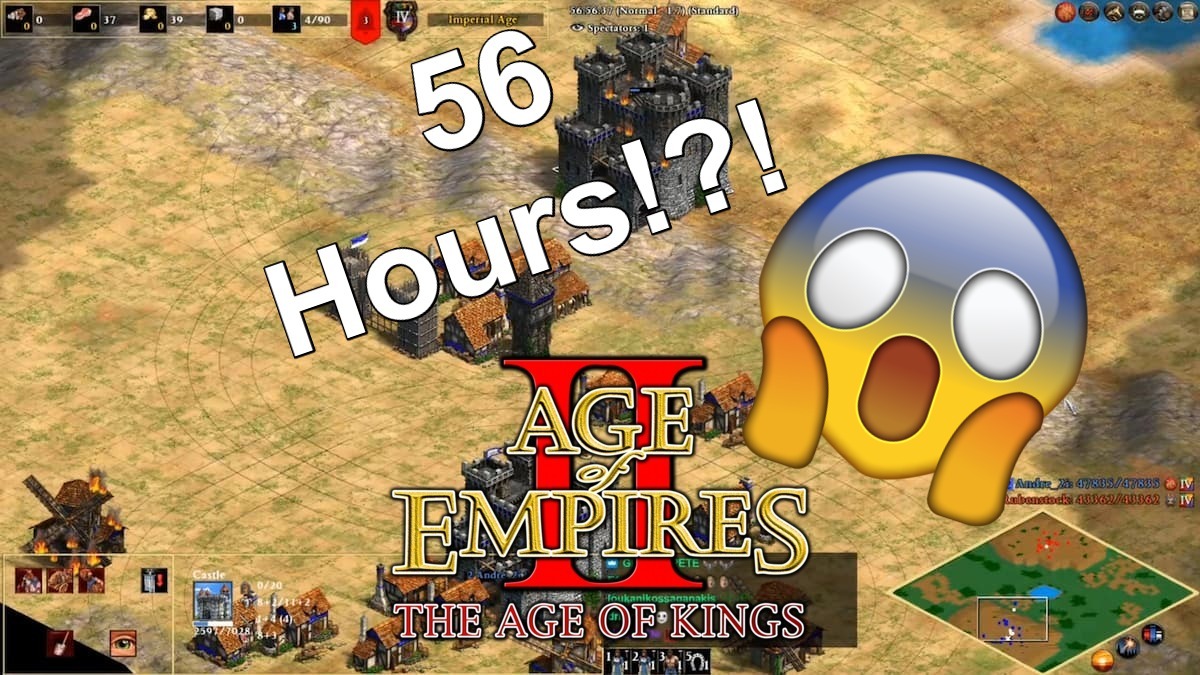 Two Age of Empires streamers have been locked in a match for over 56 hours