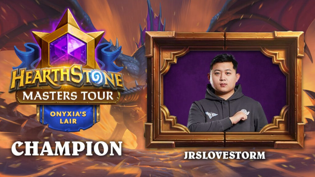JrsLoveStorm wins Hearthstone Masters Tour Onyxia’s Lair and celebrates victory with gusto