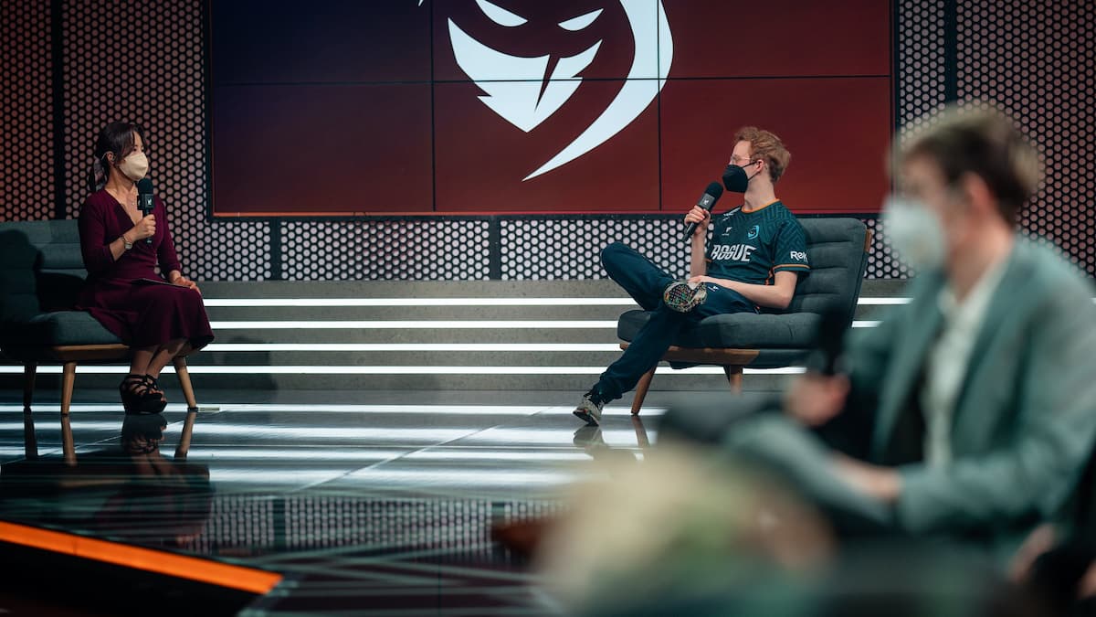 Rogue Larssen on heading to MSI: “I mean it’s a kind of cringe answer, kinda cliche answer, but we’re just taking it week by week.”