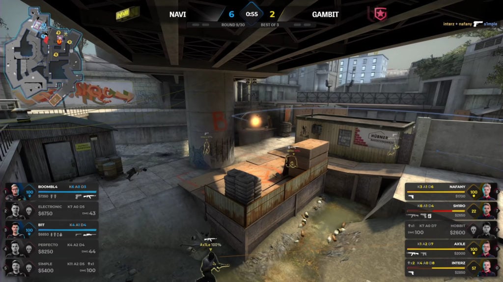 Natus Vincere VS Gambit Esports, PGL Stockholm Major. CS: GO consistently makes it to the top ten games streamed on Twitch.