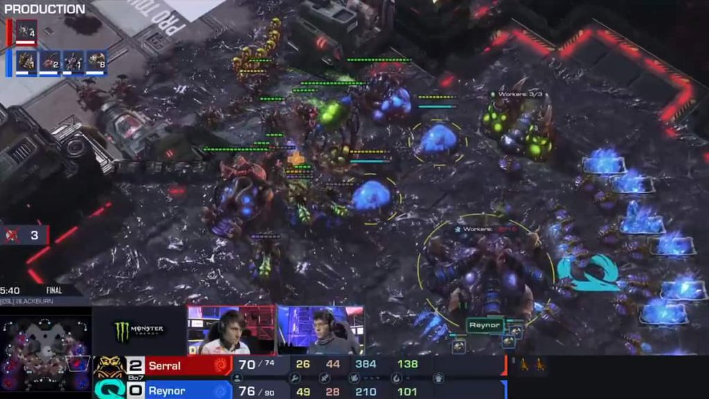 After holding against Serral, Reynor's confidence grew (Image via ESL)