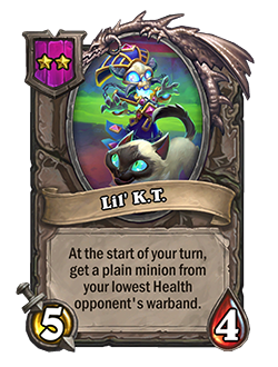 Lil’ K.T. Hearthstone patch 22.2.2