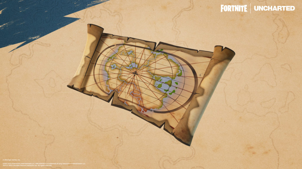 Fortnite Unchartered also has Drake's Maps