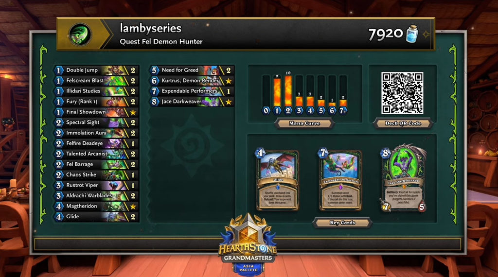 Hearthstone Grandmasters Lambyseries