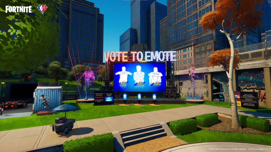 A brand new voting system in Fortnite.