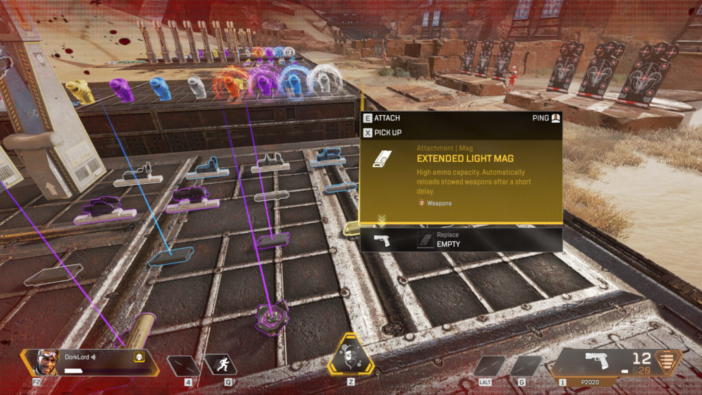 The gold mag in Apex Legends automatically reloads a holstered weapon.