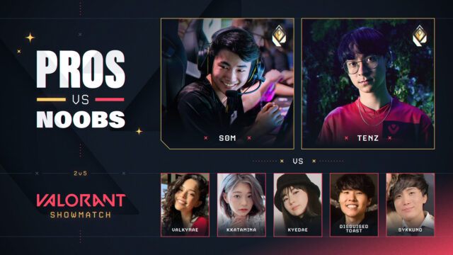 Pros VS Noobs event featuring SEN TenZ, NRG som versus Valkyrae, Sykkuno a smashing success