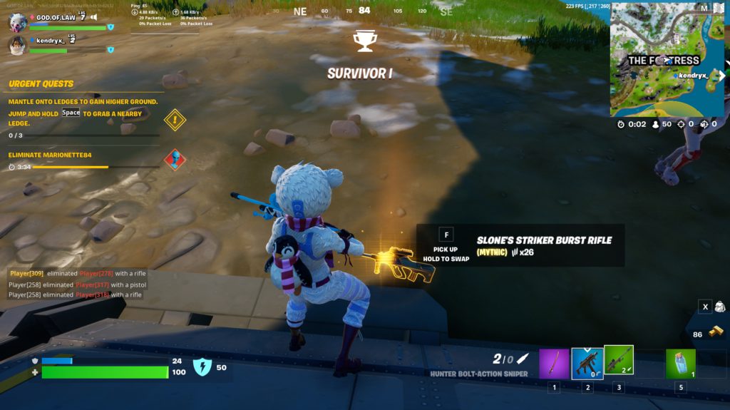 How to get Slone's Mythical Striker Burst RIfle - best Fortnite landing spots