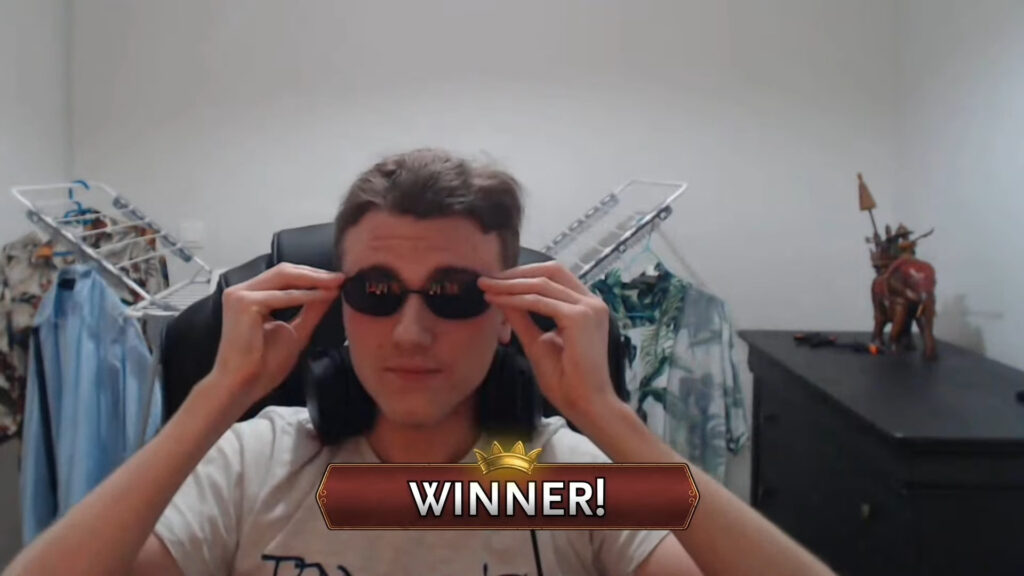 Gaby wins Hearthstone Masters Tour Ruins of Alterac and celebrates with style