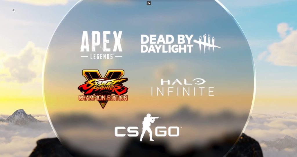 AT&T Annihilator Cup Games: Apex Legends, Dead By Daylight, Street Fighter V, Halo Infinite and CS: GO.