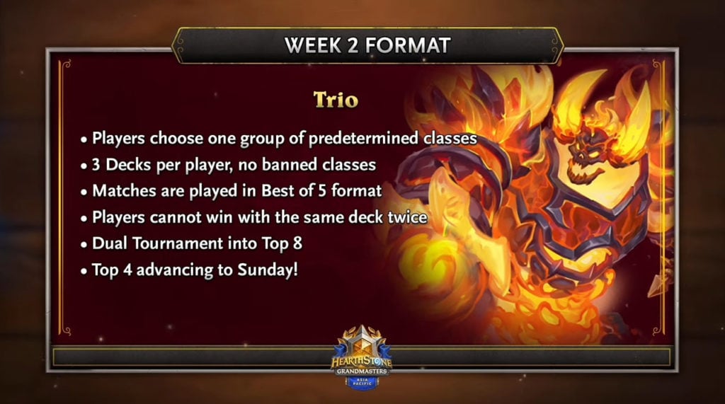 Hearthstone Grandmasters Trio format