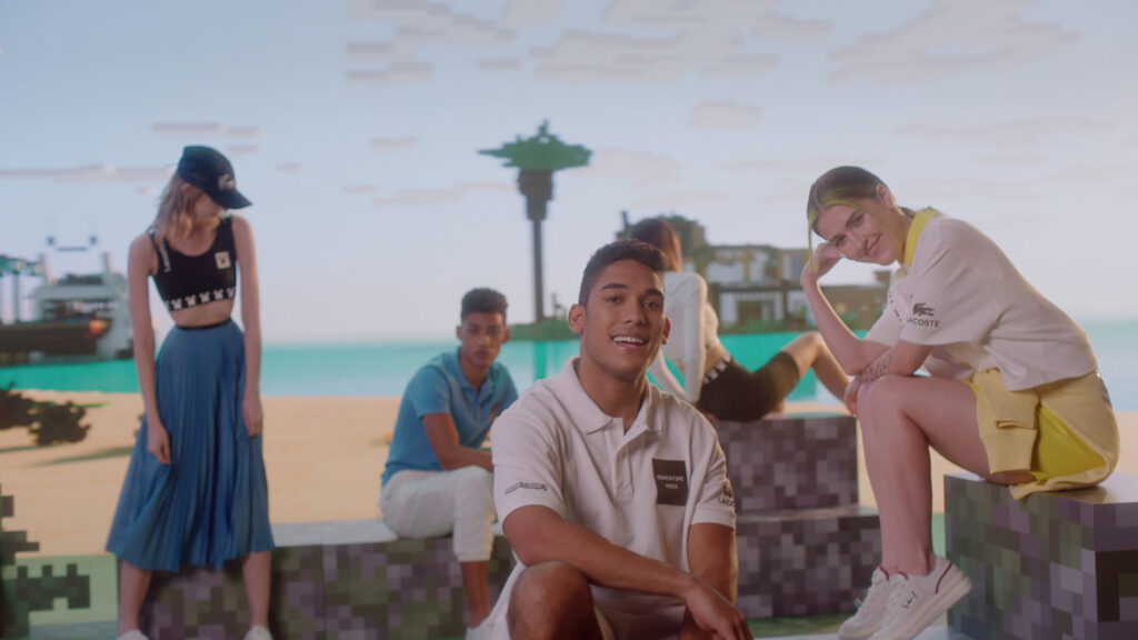 Lacoste anuncia coleção de roupas em parceria com Minecraft