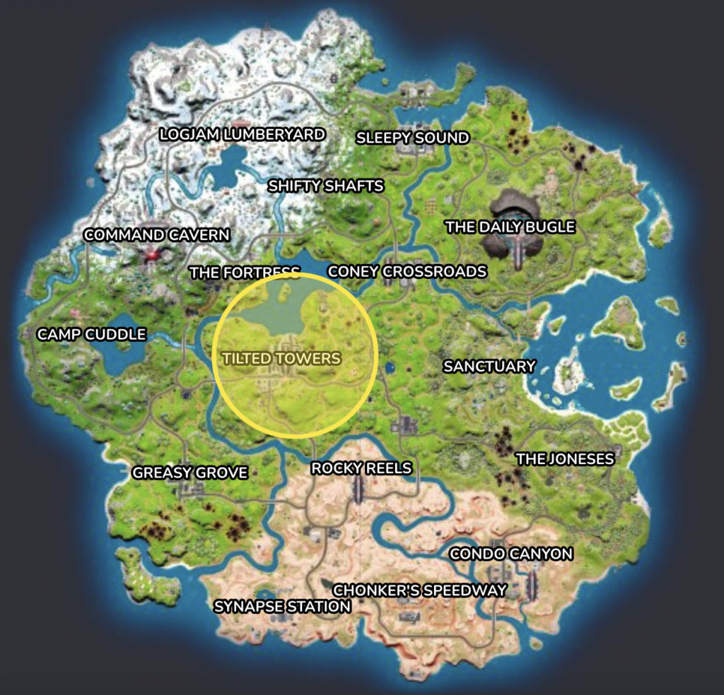 best Fortnite landing spots