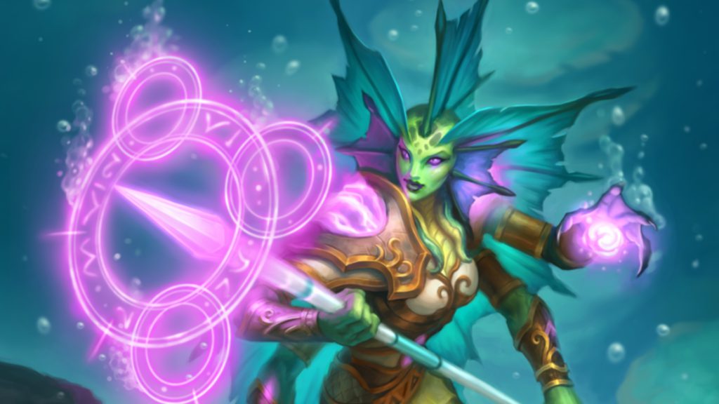 Spellcoiler is a Naga minion type in the new Hearthstone Voyage to the Sunken City expansion