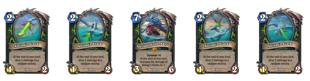 Demon Hunter's new Colossal Legendary minion and its Appendages Hearthstone voyage to the sunken city